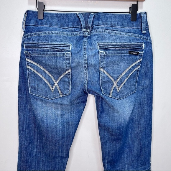 Y2K William Rast Distressed Flare Jeans Size 28 - Picture 10 of 16